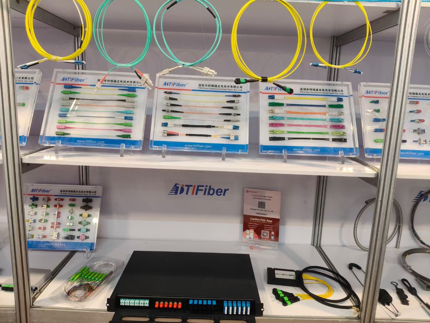 137th Canton Fair FTTH drop cable sample