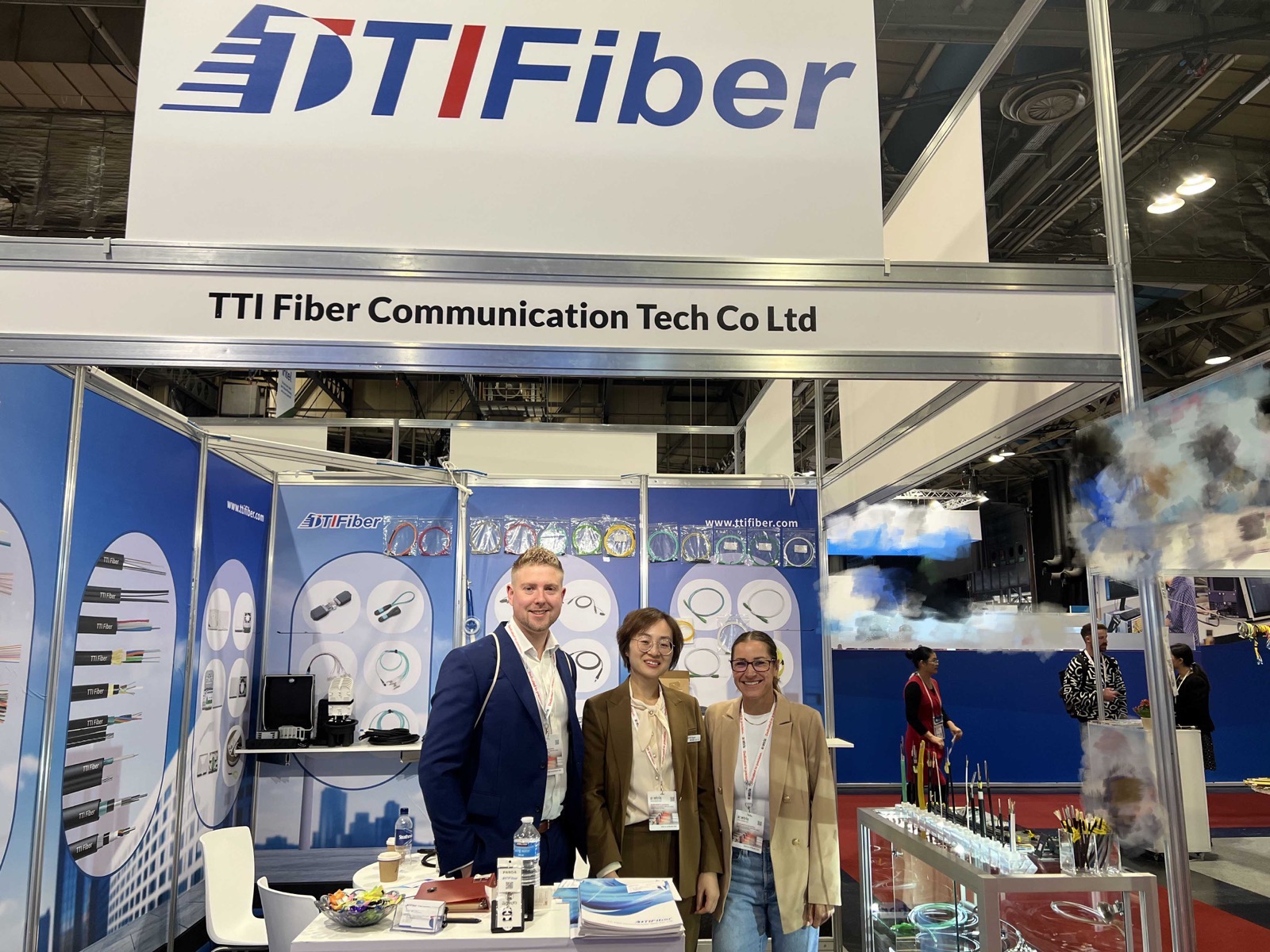 TTI Fiber booth at ECOC 2023 United Kingdom