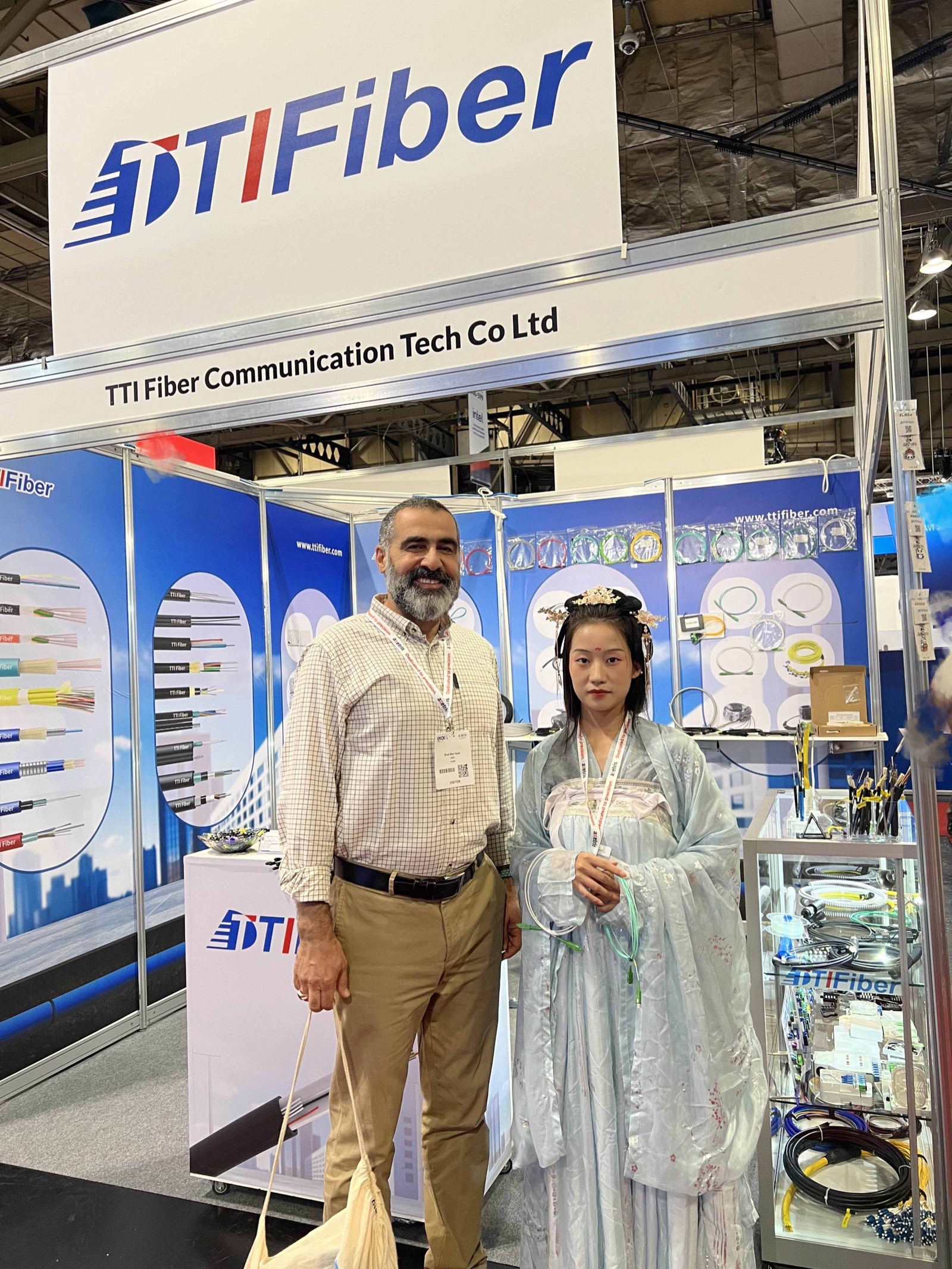 ECOC 2023 fiber patch cord display