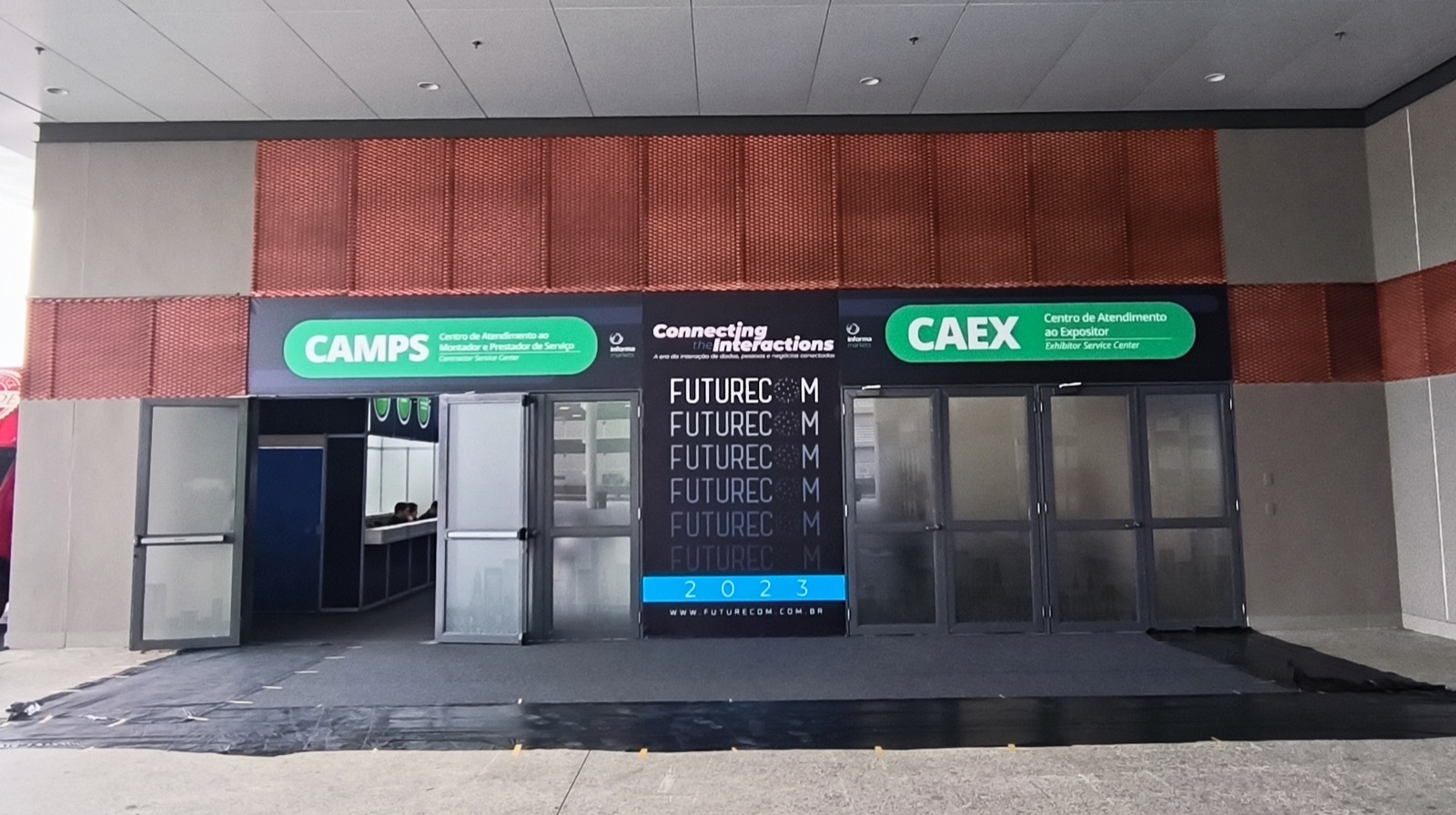 TTI Fiber booth at FUTURECOM 2023 São Paulo