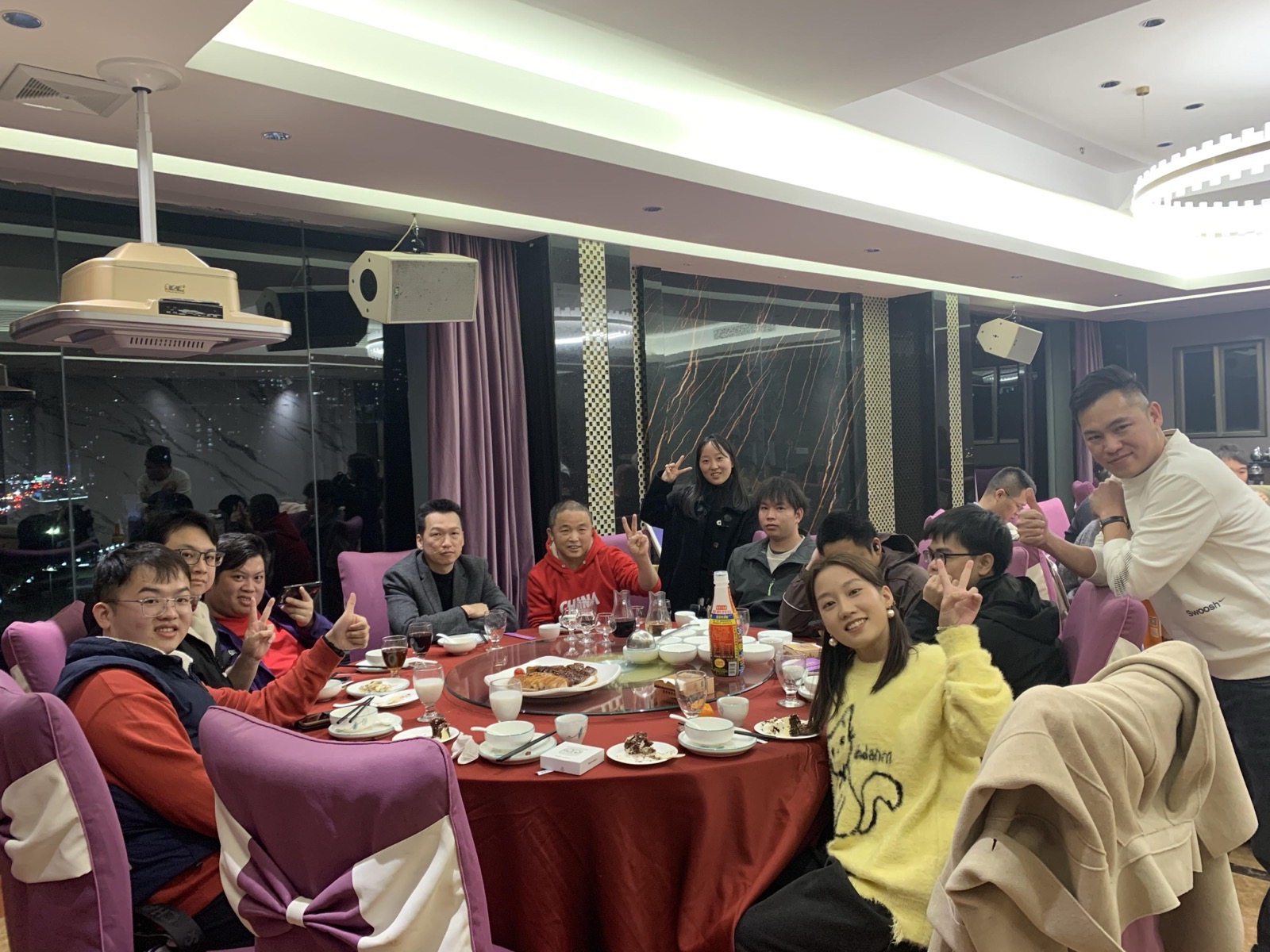 TTI Fiber annual party shared meal