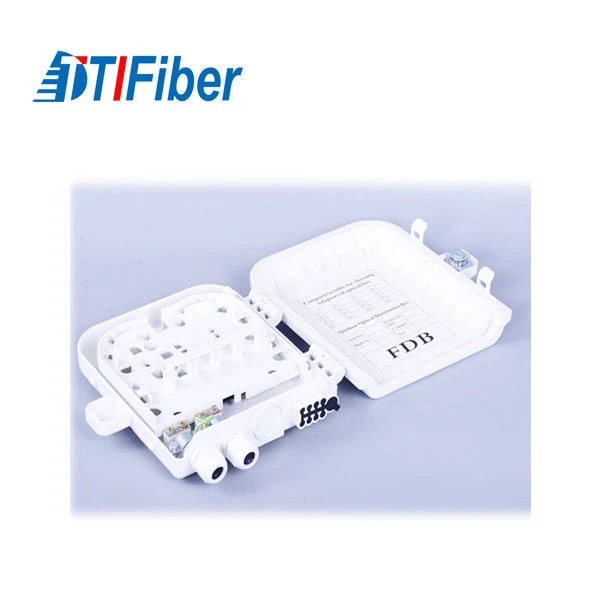 48-port fiber distribution box front view with lockable door