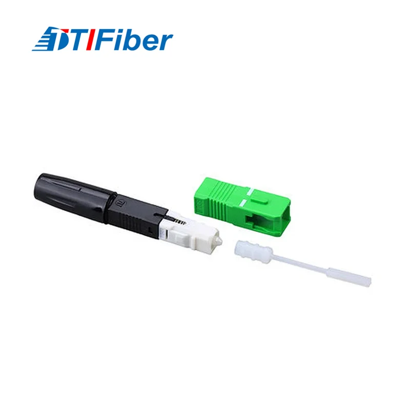 SC fiber optic loopback module UPC single mode