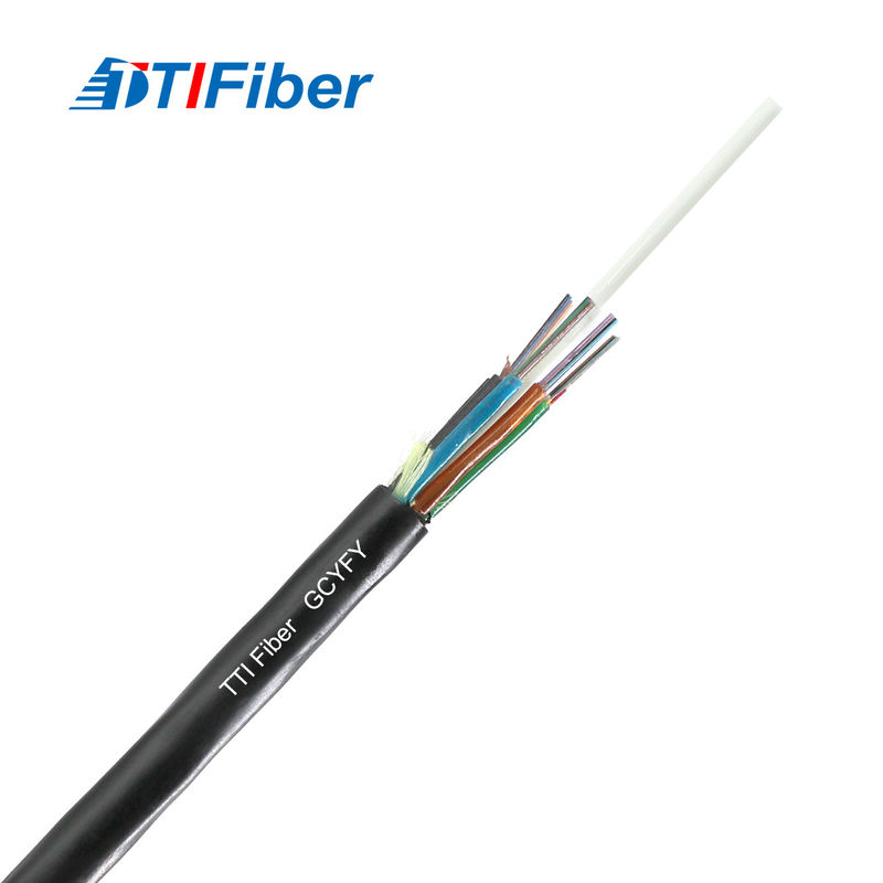 GCYFTY stranded air-blown micro fiber optic cable cross-section with layer stranded tubes