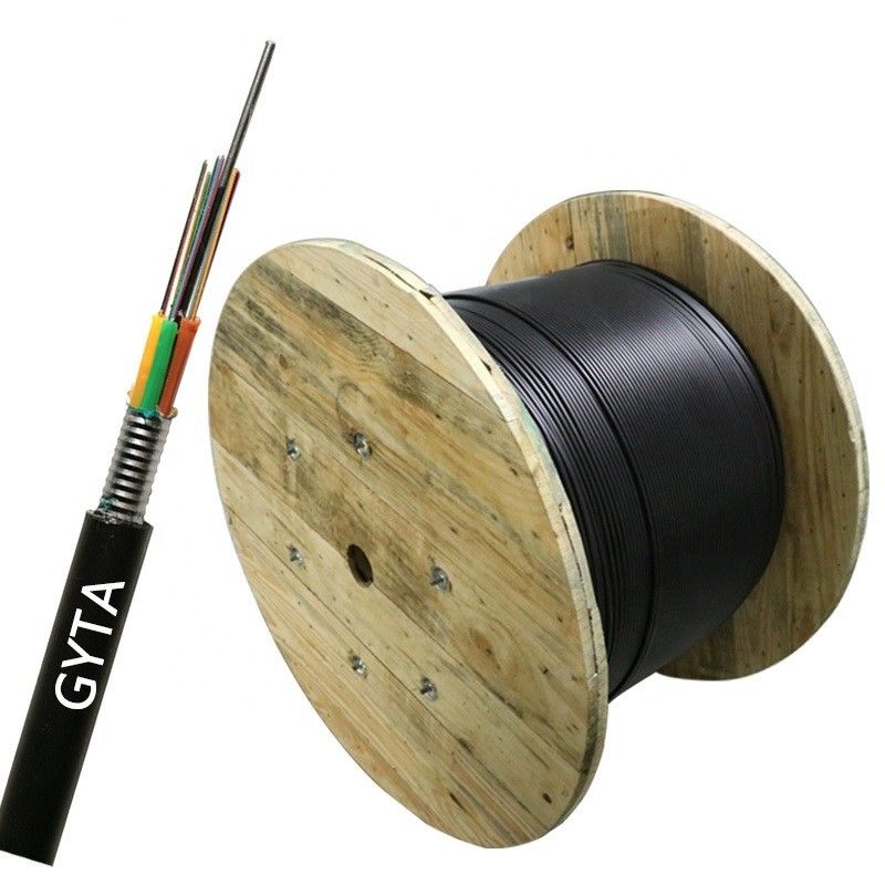 GYTA fiber optic cable product photo with PE outer sheath