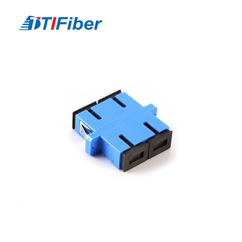 Hybrid fiber optic adapter FC to SC metal housing