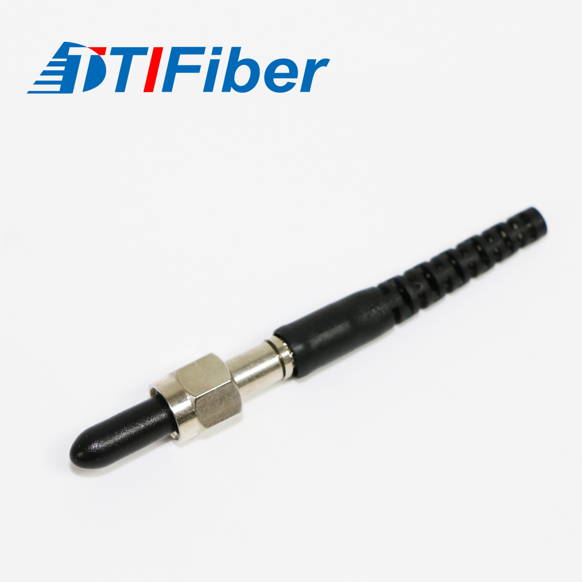 LC quick assembly connector components and assembled view