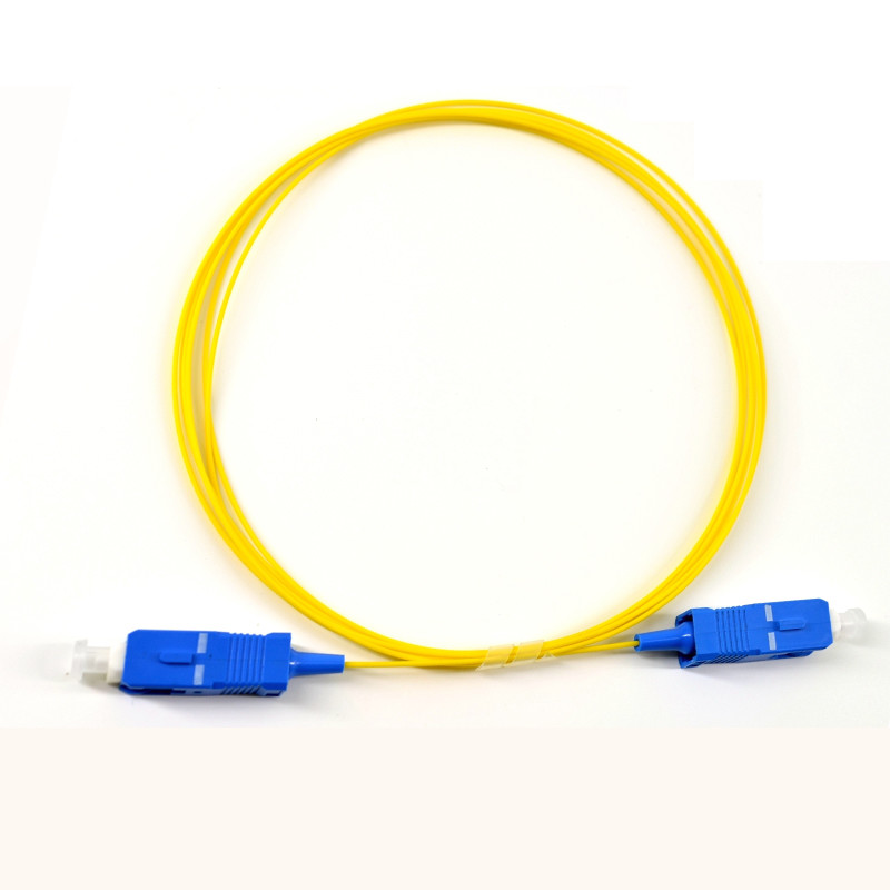 SC to SC single mode OS2 duplex fiber optic patch cord