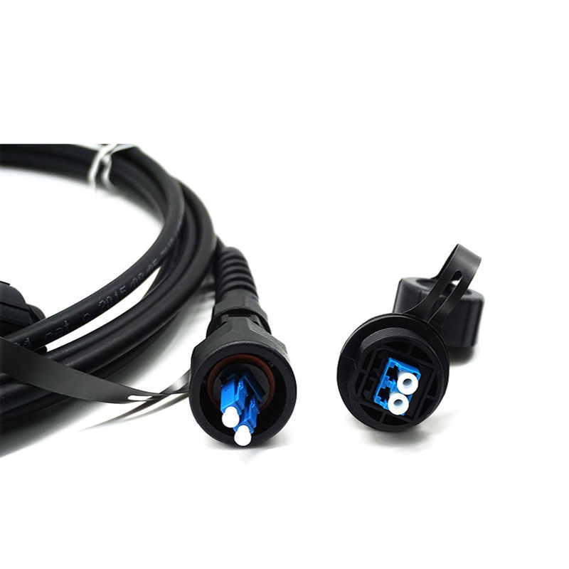 GJA waterproof pigtail cable cross-section showing APL moisture barrier and FRP center